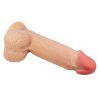 Sliding skin - élethű dildó csúsztatható bőrrel - 21 cm