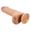 Sliding skin - élethű dildó csúsztatható bőrrel - 21 cm