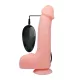 Barbara élethű vibrációs pénisz távirányítóval - 22 cm