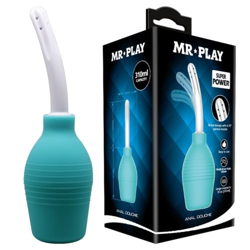 Mr. Play mini kék anál zuhany - 310 ml