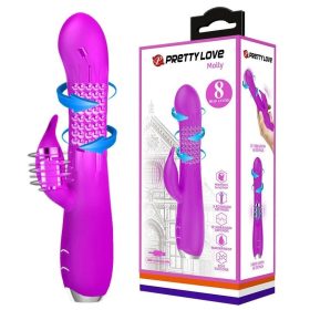 Pretty Love Molly forgófejes csiklókaros vibrátor - lila Pretty Love Molly forgófejes csiklókaros vibrátor - lila