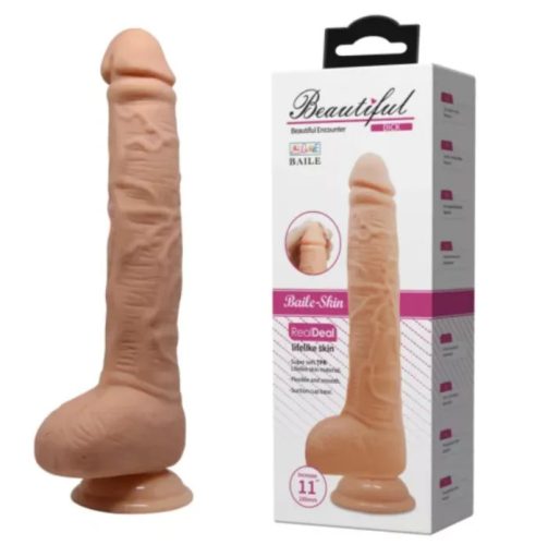 Beautiful Dick élethű letapasztható dildó - 28 cm