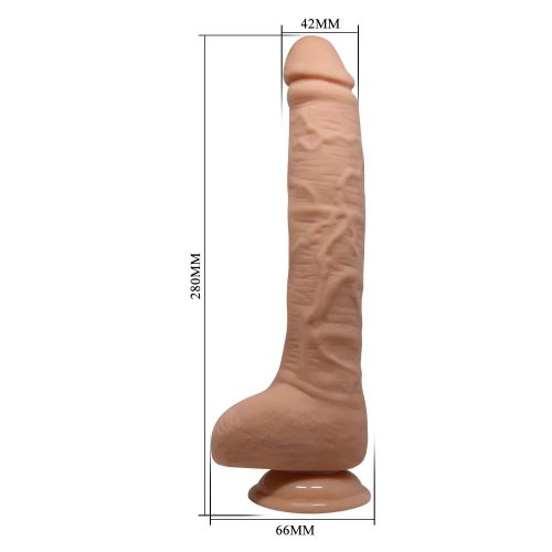 Beautiful Dick élethű letapasztható dildó - 28 cm