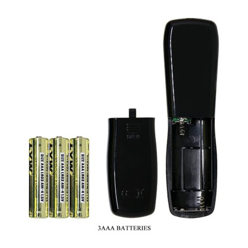 Beautiful Easton távirányítós lökő-forgó vibrátor - 18 cm