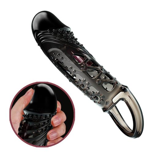 Pretty Love Funda péniszhosszabbító köpeny heregyűrűvel