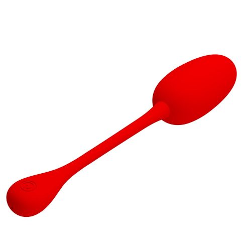 Pretty Love Knucker újratölthető vibrációs tojás - piros