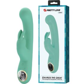 Pretty Love Lamar akkus csiklókaros vibrátor - zöld