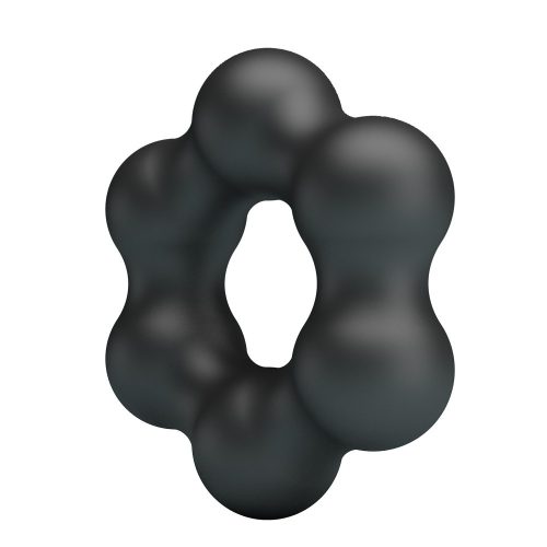 Crazy Bull Clauzell fekete szilikon péniszgyűrű