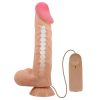 Sliding skin távirányítós vibrátor csúsztatható bőrrel - 24 cm
