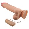 Sliding skin távirányítós vibrátor csúsztatható bőrrel - 24 cm