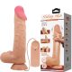 Sliding skin távirányítós vibrátor csúsztatható bőrrel - 22 cm