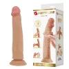 Pretty Love Sharife letapasztható dildó húzogatható bőrrel - 25 cm