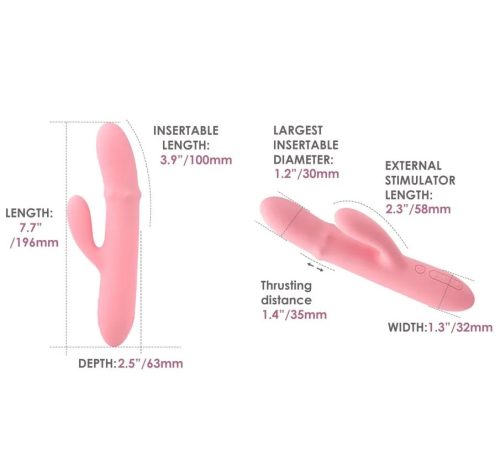 Svakom Mora Neo Peach Pink lökő vibrátor