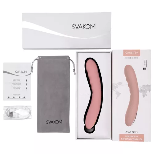 Svakom Ava Neo - okos pink le-fel vibrátor 