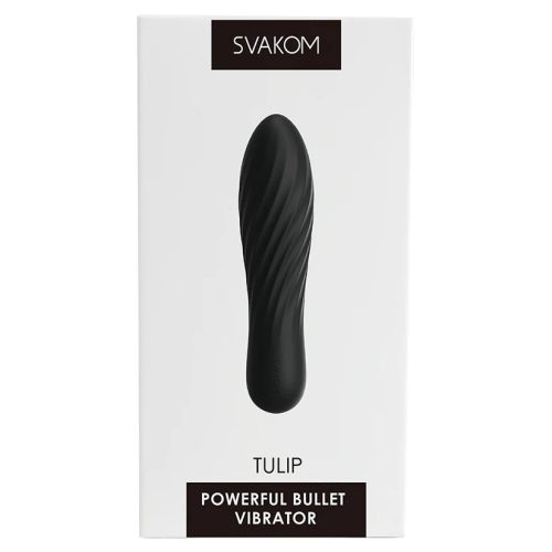 Svakom Tulip fekete akkus vibrátor