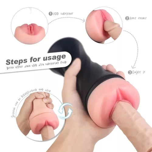 Sex HD Marcus élethű műpunci fekete tokban