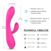 Sex HD Muses - akkus, vízálló melegítő pink vibrátor
