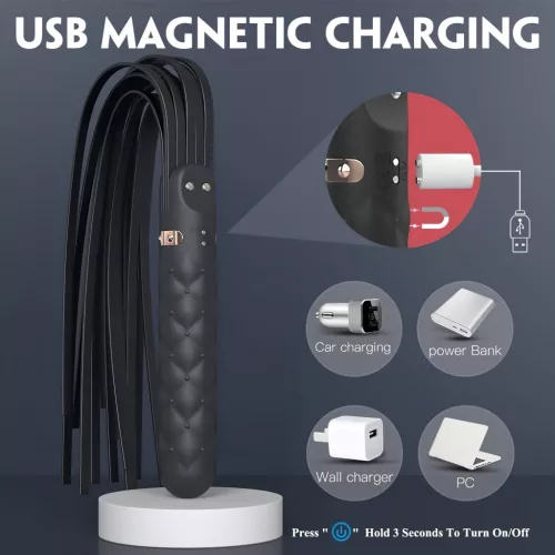 Sex HD Bloody Mary - akkus, vízálló vibrátor és ostor