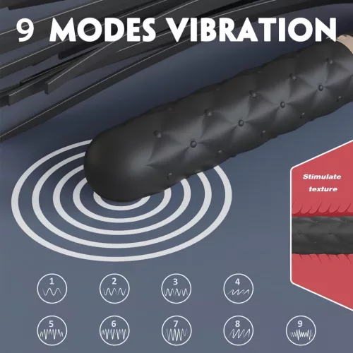 Sex HD Bloody Mary - akkus, vízálló vibrátor és ostor