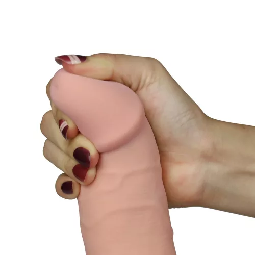 Lovetoy ultra soft vibrációs pénisz - közepes
