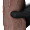 Lovetoy tapadókorongos herés barna műpénisz – 31 cm