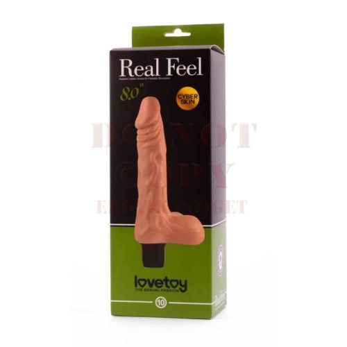 Real feel élethű herés vibrátor - nagy