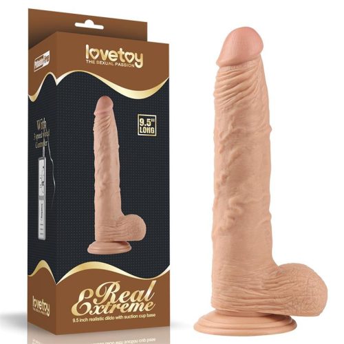 Tapadókorongos szuper dildó – Lovetoy 9,5 inch