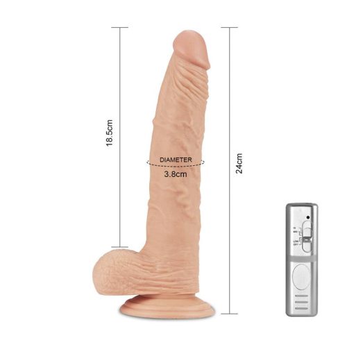 Lovetoy ultra soft vibrációs pénisz -  24 cm