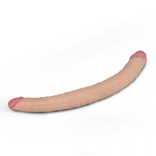Kétvégű realisztikus dildó -35 cm