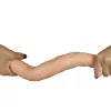 Kétvégű realisztikus dildó -35 cm