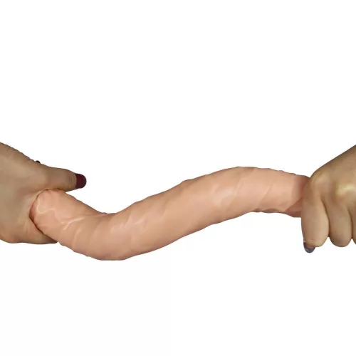 Kétvégű realisztikus dildó -35 cm