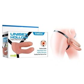 Lovetoy Hollow – felcsatolható kétágú péniszköpeny Lovetoy Hollow – felcsatolható kétágú péniszköpeny