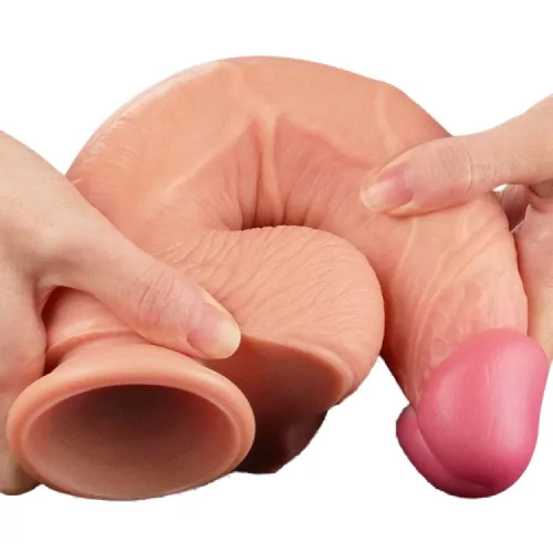 Lovetoy ultra soft letapasztható dildó -  25 cm