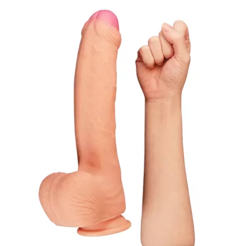 Lovetoy letapasztható  gerinces dildó  - 28 cm