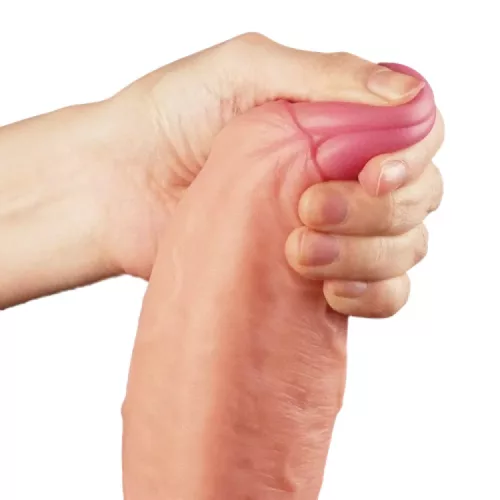 Lovetoy letapasztható  gerinces dildó  - 28 cm