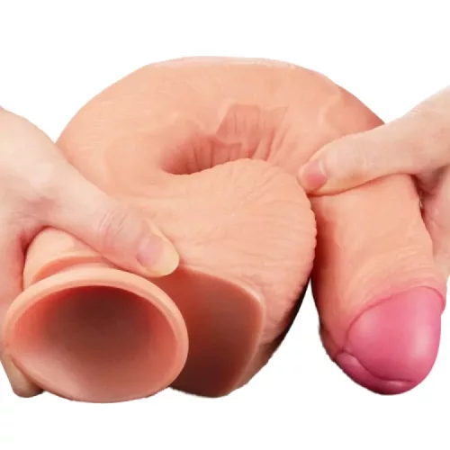 Lovetoy letapasztható  gerinces dildó  - 28 cm