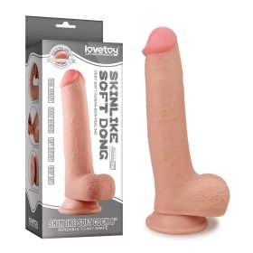 Lovetoy letapasztható  gerinces dildó  - 22,5 cm Lovetoy letapasztható  gerinces dildó  - 22,5 cm