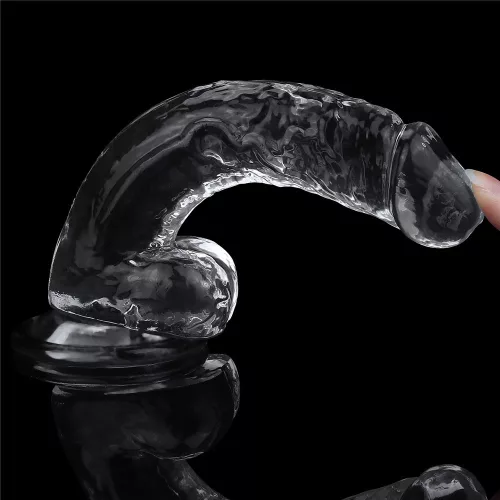 Lovetoy áttetsző zselés dildó -19 cm