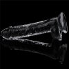 Lovetoy áttetsző zselés dildó -19 cm