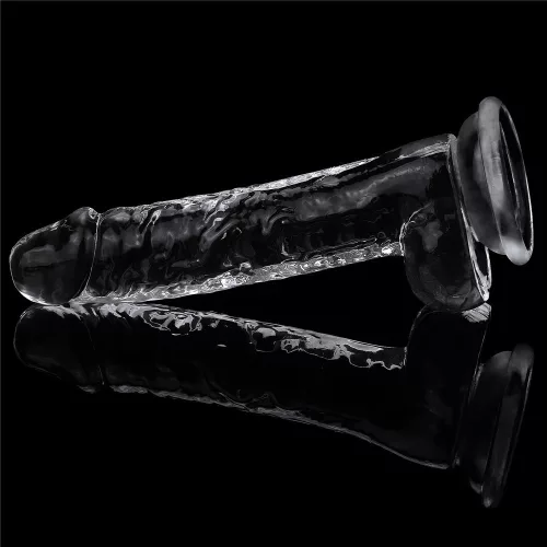 Lovetoy áttetsző zselés dildó -19 cm