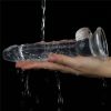 Lovetoy áttetsző zselés dildó -19 cm