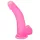 Lovetoy Jelly Studs - pink tapadókorongos dildó - 20cm