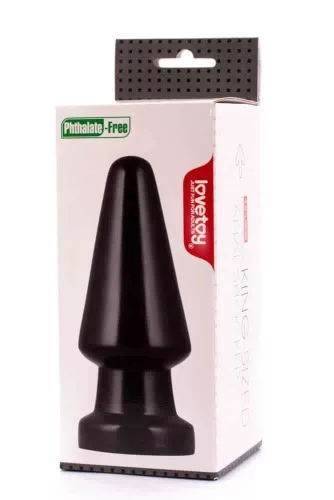 Lovetoy extra nagy anál plug - fekete