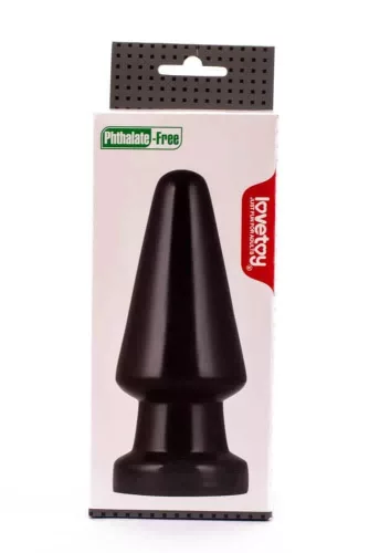 Lovetoy extra nagy anál plug - fekete