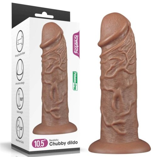 Lovetoy minőségi letapasztható dildó - 27 cm