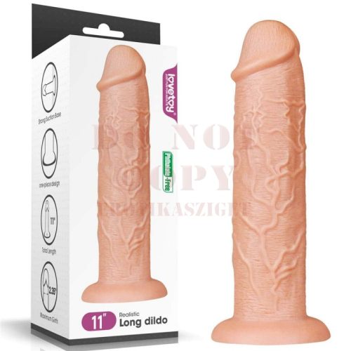 Lovetoy minőségi letapasztható dildó - 28 cm