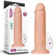 Lovetoy minőségi letapasztható vibrációs dildó - 28 cm