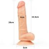 Lovetoy ultra soft letapasztható dildó - 20,5 cm