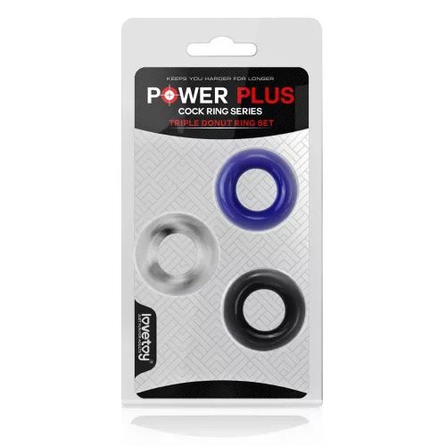 Power Plus - 3 darabos erekciógyűrű szett