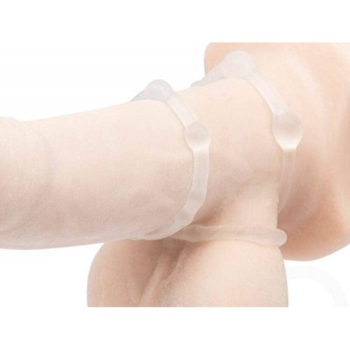 Power plus áttetsző péniszgyűrű szett